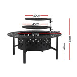 Stokes Bay 3 in 1 Fire Pit BBQ, 91cm