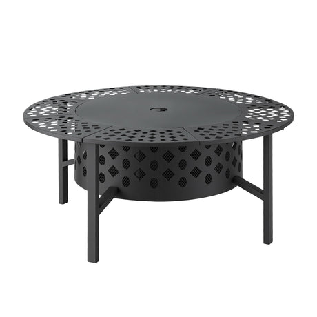 Stokes Bay 3 in 1 Fire Pit BBQ, 91cm
