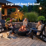 Vivonne 3 in 1 Fire Pit Table, Steel