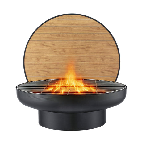 Vivonne 3 in 1 Fire Pit Table, Steel