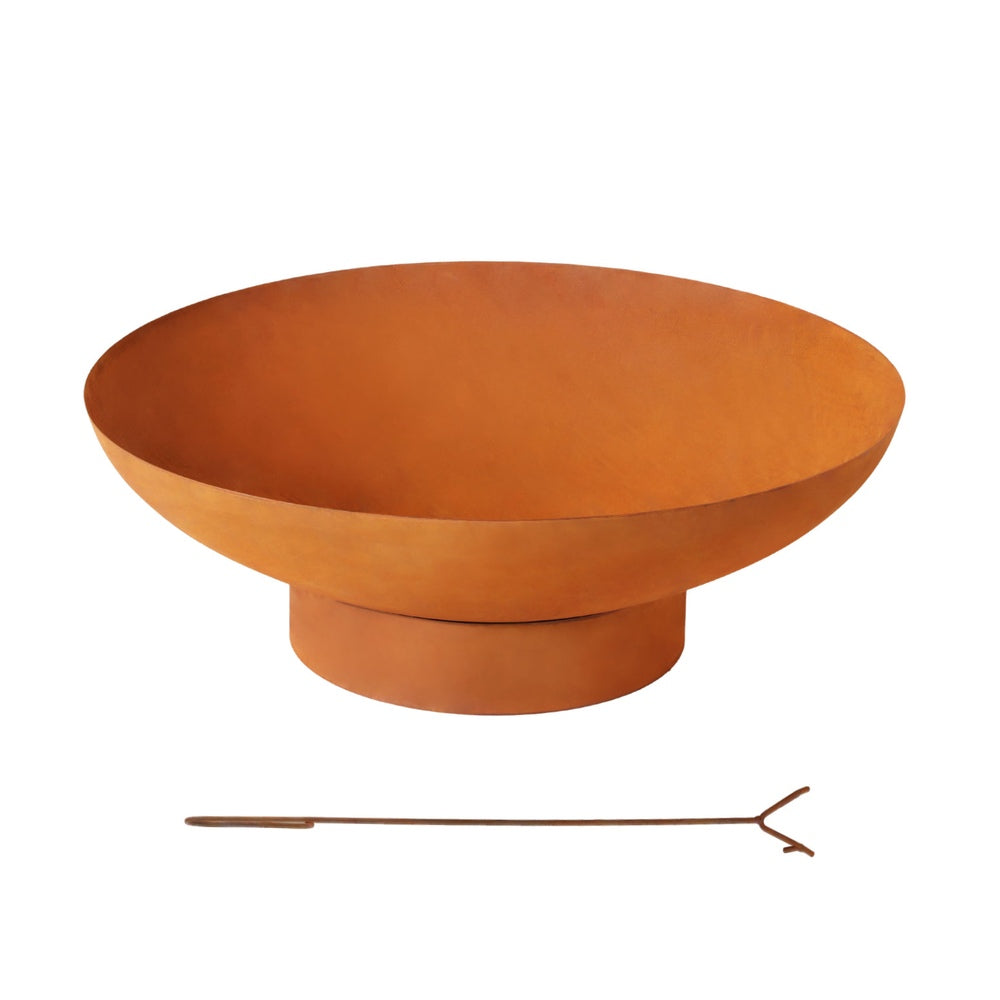 Elegant 80cm Iron Bowl Fire Pit