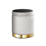 Artiss Tufted Velvet Storage Ottoman with Gold Accent Charcoal Grey Cream or Green — Allure Home Collections