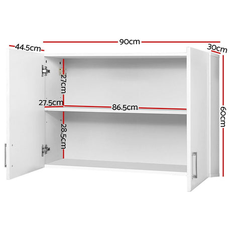 Yahl Wall Mounted Bathroom Storage Cabinet, White image 2