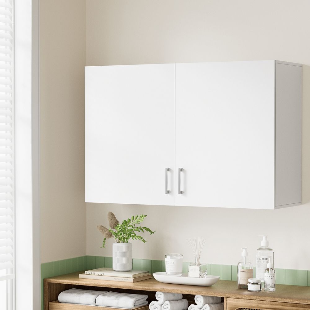Yahl Wall Mounted Bathroom Storage Cabinet, White image 7