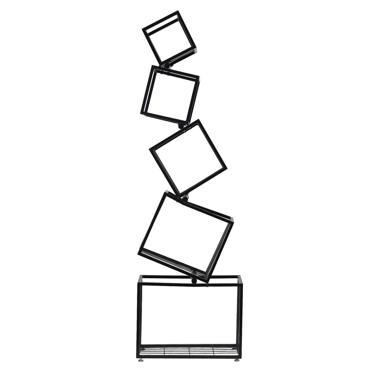 St Peters 5 Tier Bookshelf, Black