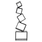 St Peters 5 Tier Bookshelf, Black