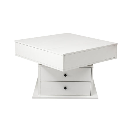 Launching Place Lift Top Coffee Table, White