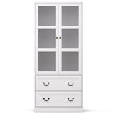 Wunkar 2 Drawer Buffet Sideboard, White