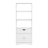 Mil Lel Floor Bathroom Storage Cabinet, White image 4