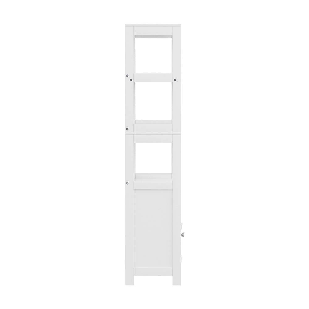 Mil Lel Floor Bathroom Storage Cabinet, White image 5