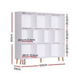 Artiss CORA White 3-Tier Bookshelf