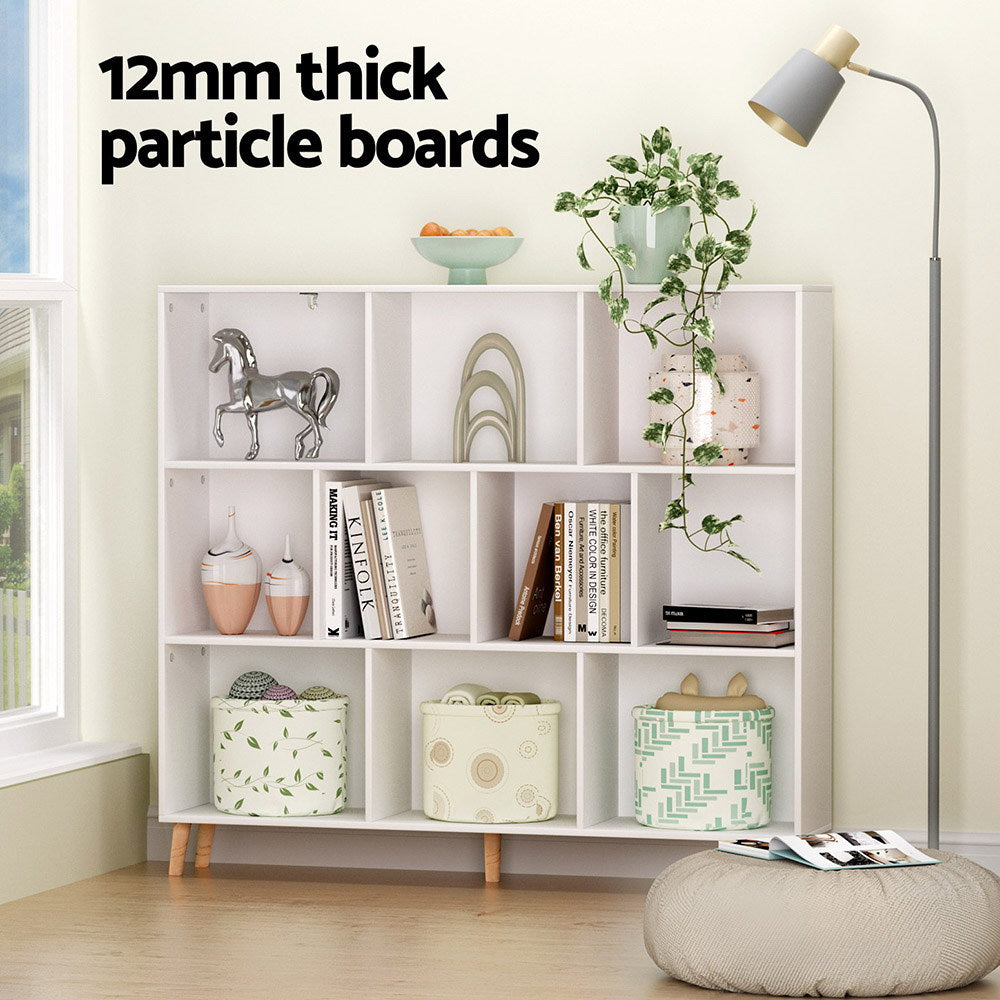 Artiss CORA White 3-Tier Bookshelf