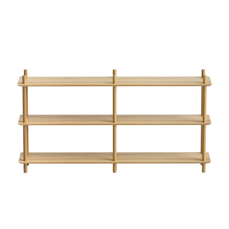 Artiss 3-Tier Pine Wood Bookshelf