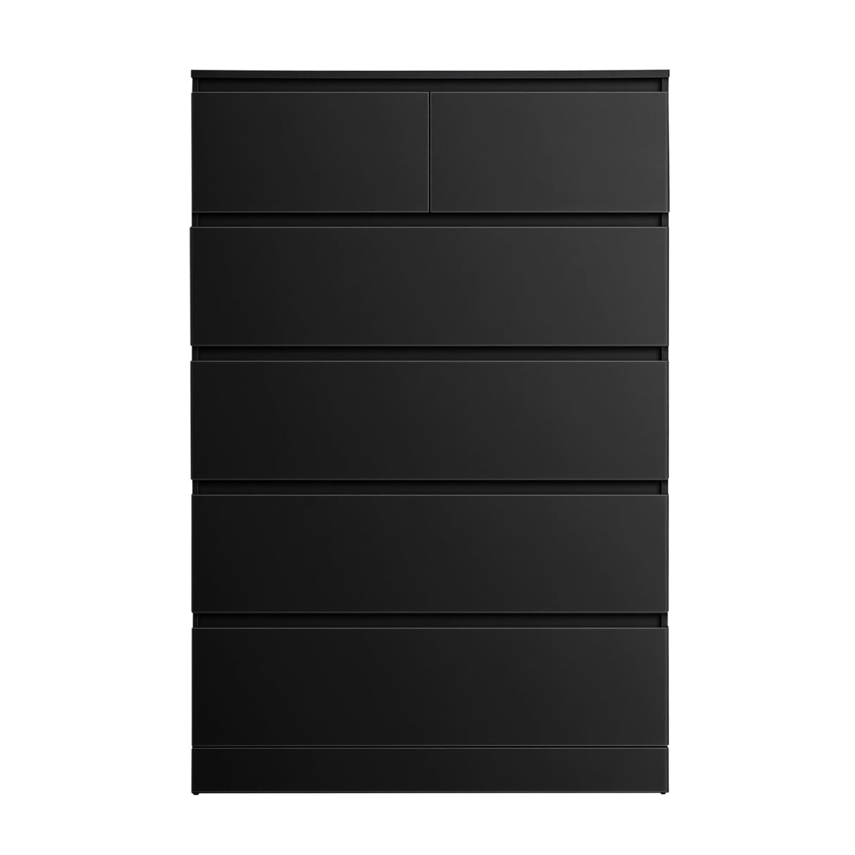 Bowral 6 Drawer Tallboy, Black view 3