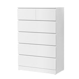 Bowral 6 Drawer Tallboy, White view 5