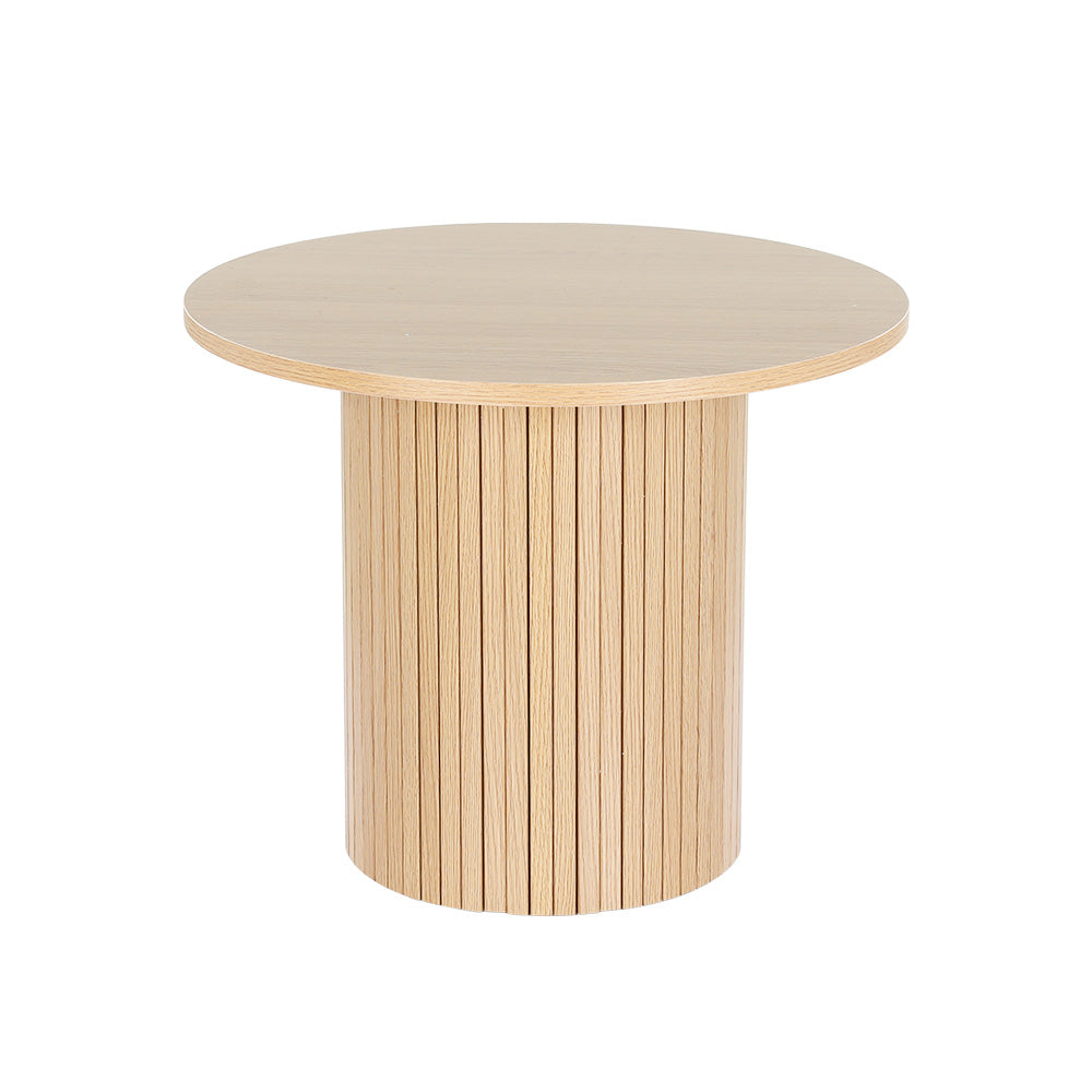 Buxton pine wood coffee table in a modern living room