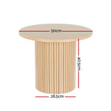 Buxton Round Coffee Table, Pine