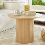 Buxton Round Coffee Table, Pine