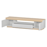 Artiss Lior 180cm Two-Tone White and Wood TV Cabinet — Allure Home Collections