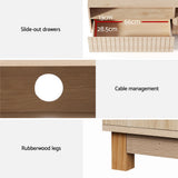 Artiss Karel 150cm TV Cabinet with Marble-Effect Top, Drawers and Open Shelves — Allure Home Collections