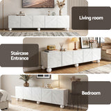 Beauty Point 200cm Entertainment Unit, White