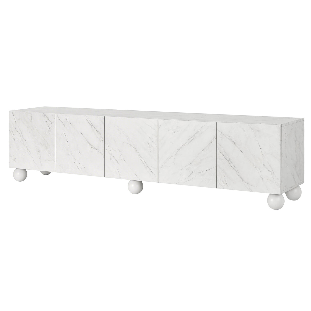 Beauty Point 200cm Entertainment Unit, White