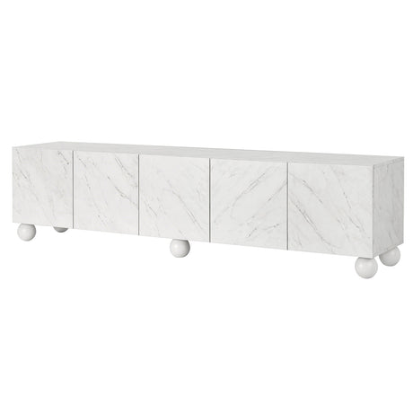 Beauty Point 200cm Entertainment Unit, White