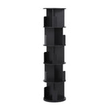Prospect 5 Tier Rotating Bookshelf, Black