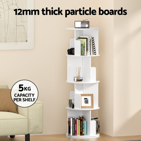 Payneham 4 Tier Display Shelf, White