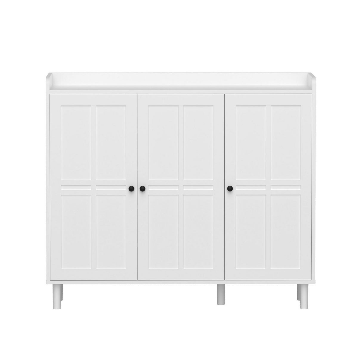 Great Western 8 Tier Shoe Cabinet, White image 4