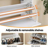Barkly 6 Tier Shoe Cabinet, White image 5