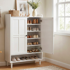 Dundonnell 6 Tier Shoe Cabinet, White