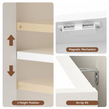 Dundonnell 6 Tier Shoe Cabinet, White
