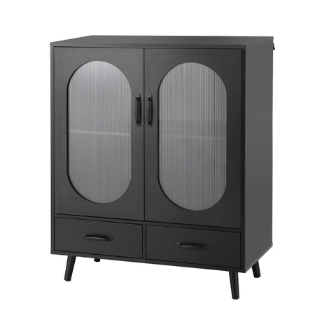 Morgan 2 Door Buffet Sideboard, Black