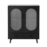 Morgan 2 Door Buffet Sideboard, Black