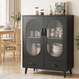Morgan 2 Door Buffet Sideboard, Black