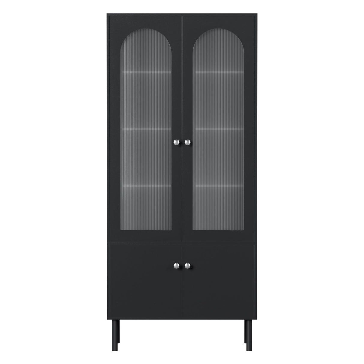 Ramco 2 Door 2 Drawer Buffet Sideboard, Black
