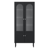 Ramco 2 Door 2 Drawer Buffet Sideboard, Black