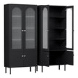 Ramco 2 Door 2 Drawer Buffet Sideboard, Black 2pcs