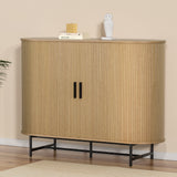 Artiss PIIA Oak Buffet Sideboard Cabinet with Sliding Doors — Traditional Meets Modern — Allure Home Collections