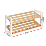 Elegant 2-Tier Shoe Rack for Stylish Storage