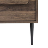 Artiss Bedside Table Nightstand with 2 Drawers in Walnut — Allure Home Collections