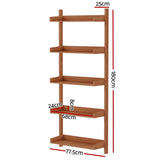 Artiss Capiz Floating Bookshelf - Oak