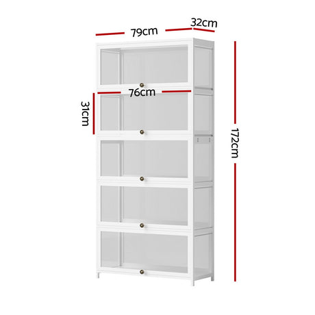 Hawthorn 5 Tier Display Shelf, White