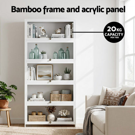 Hawthorn 5 Tier Display Shelf, White