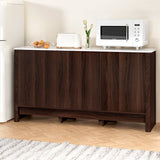 Artiss Marble-Style Buffet Sideboard Cabinet