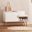 Artiss 6-Pair White Shoe Rack Cabinet Bench — Padded Seat, Compact — Allure Home Collections