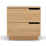 Artiss Bedside Table with 2 Drawers Nightstand in Pine — Allure Home Collections