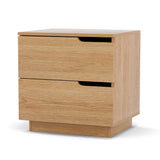 Artiss Bedside Table with 2 Drawers Nightstand in Pine — Allure Home Collections