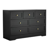 Renwick 7 Drawer Chest of Drawers, Black